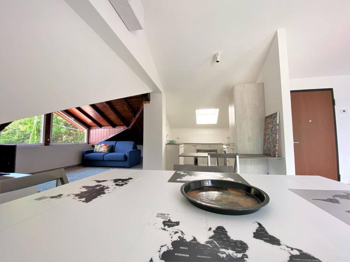 La Rondinella - Loft With Fantastic View On Lake Como Daire Argegno Dış mekan fotoğraf