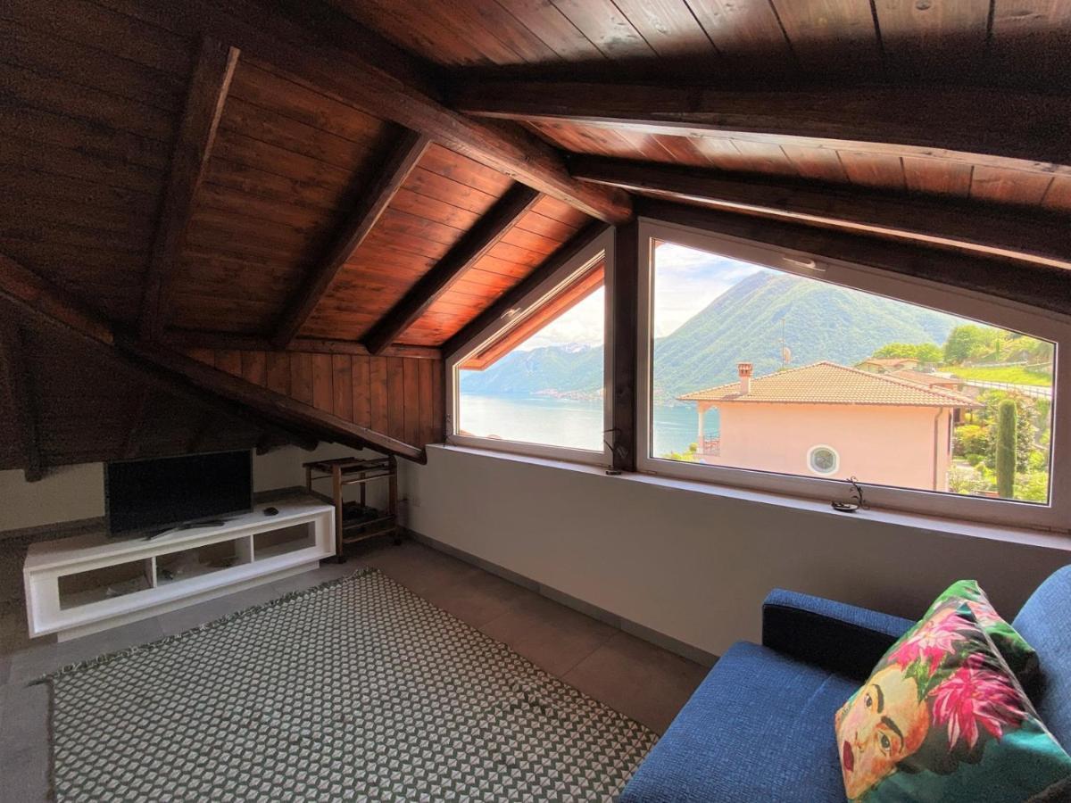 La Rondinella - Loft With Fantastic View On Lake Como Daire Argegno Dış mekan fotoğraf