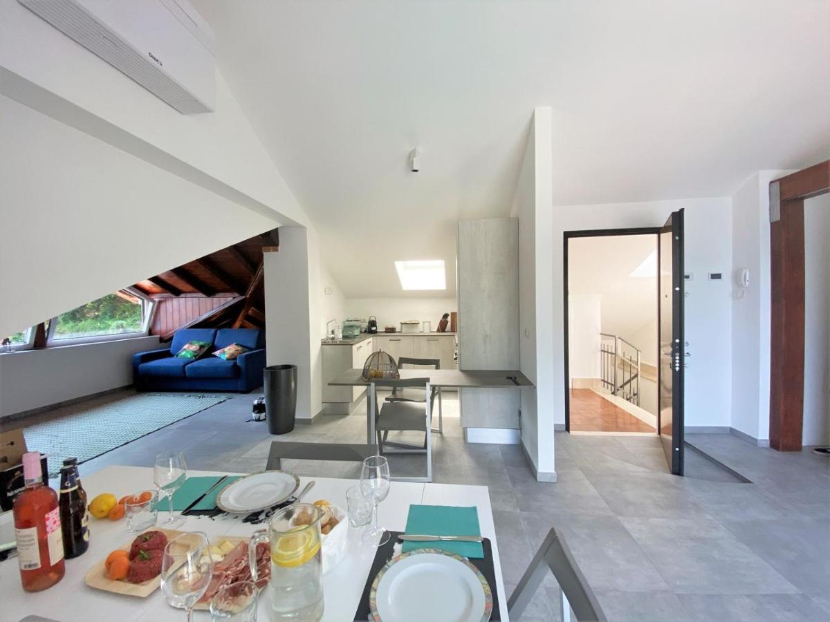 La Rondinella - Loft With Fantastic View On Lake Como Daire Argegno Dış mekan fotoğraf