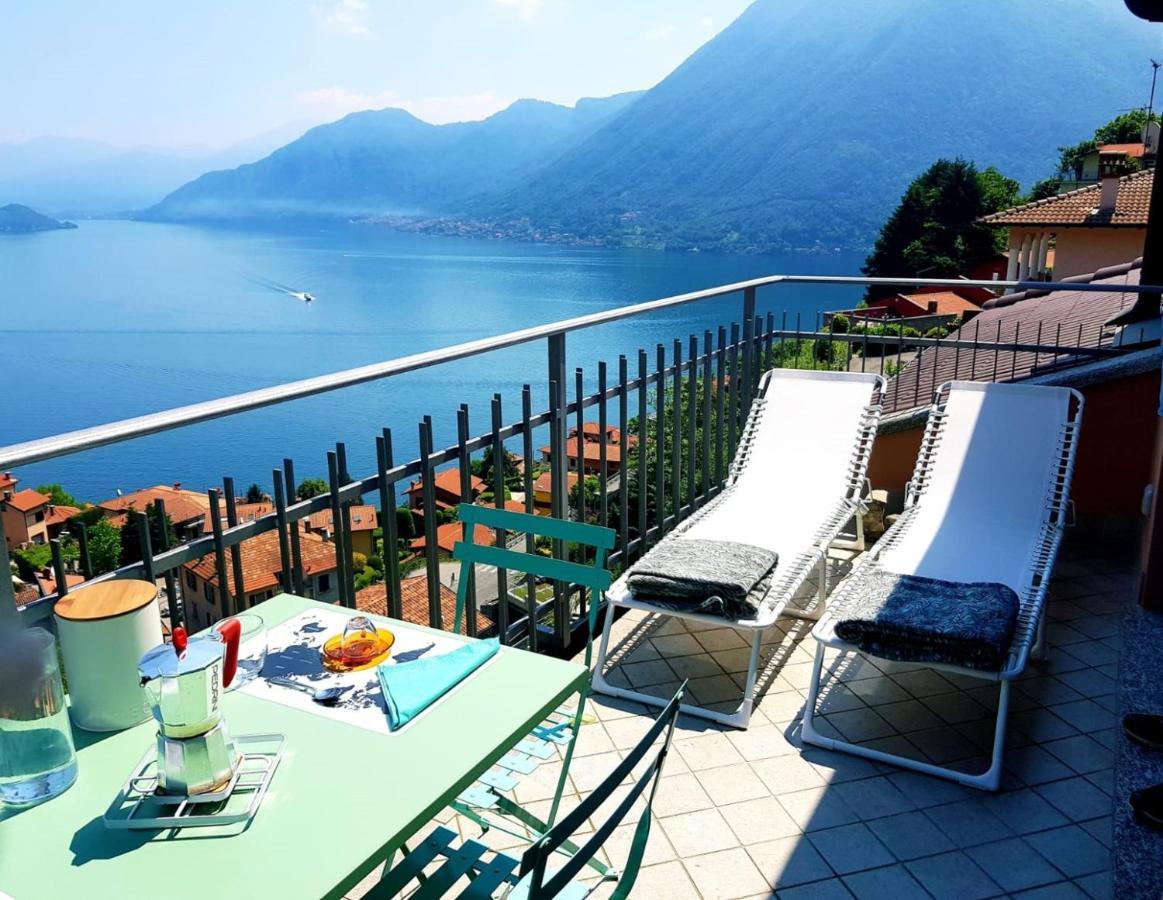 La Rondinella - Loft With Fantastic View On Lake Como Daire Argegno Dış mekan fotoğraf