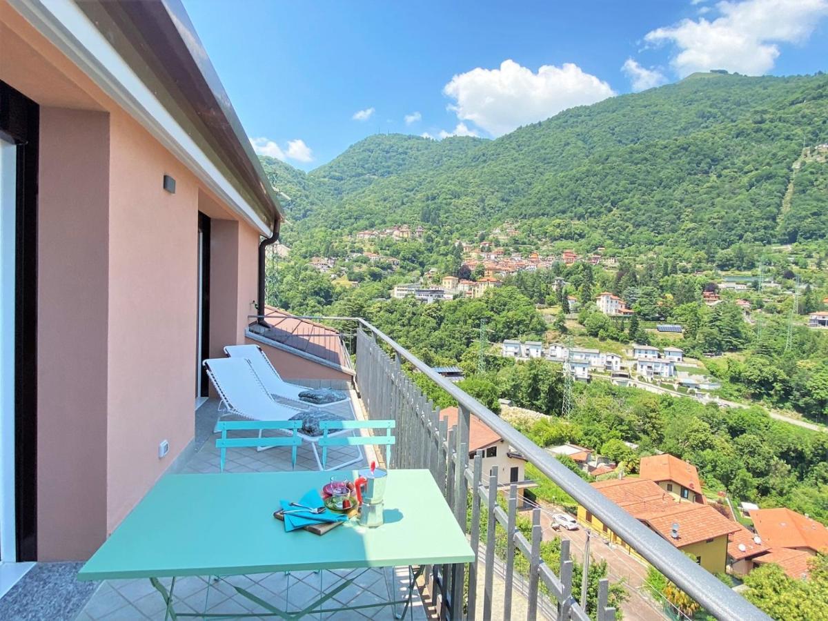 La Rondinella - Loft With Fantastic View On Lake Como Daire Argegno Dış mekan fotoğraf